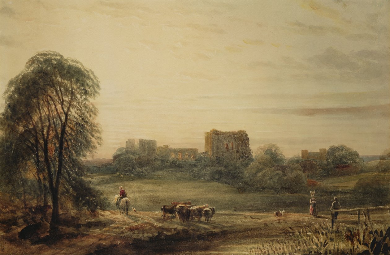 Glastonbury Abbey (wc papíron) alkotó: Frederick Nash