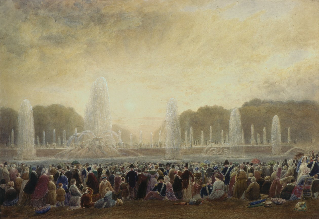 Versailles-i szökőkutak (wc) alkotó: Frederick Nash
