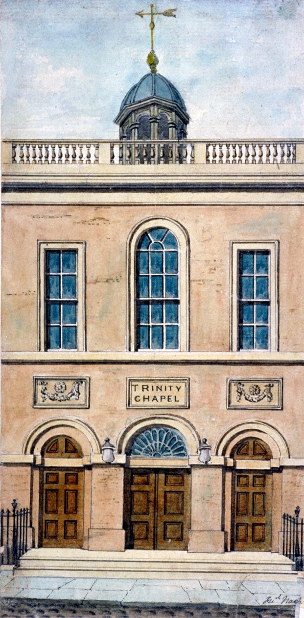 Trinity Chapel, Conduit Street, Westminster, London, 1801. alkotó: Frederick Nash