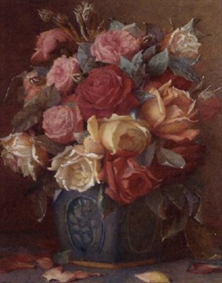 Rózsa vázában alkotó: Frederick R. Spencer