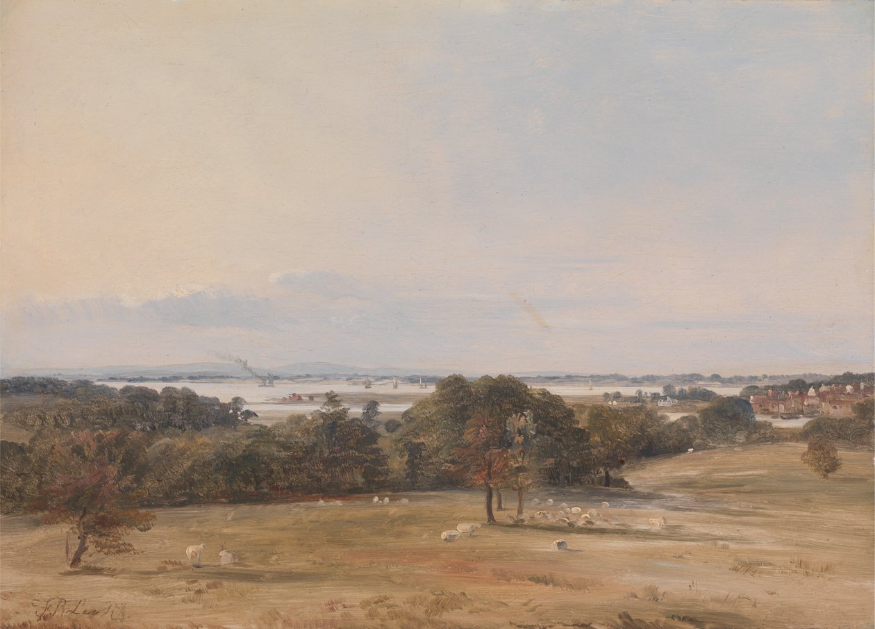Southampton Water, Hamble közelében alkotó: Frederick Richard Lee
