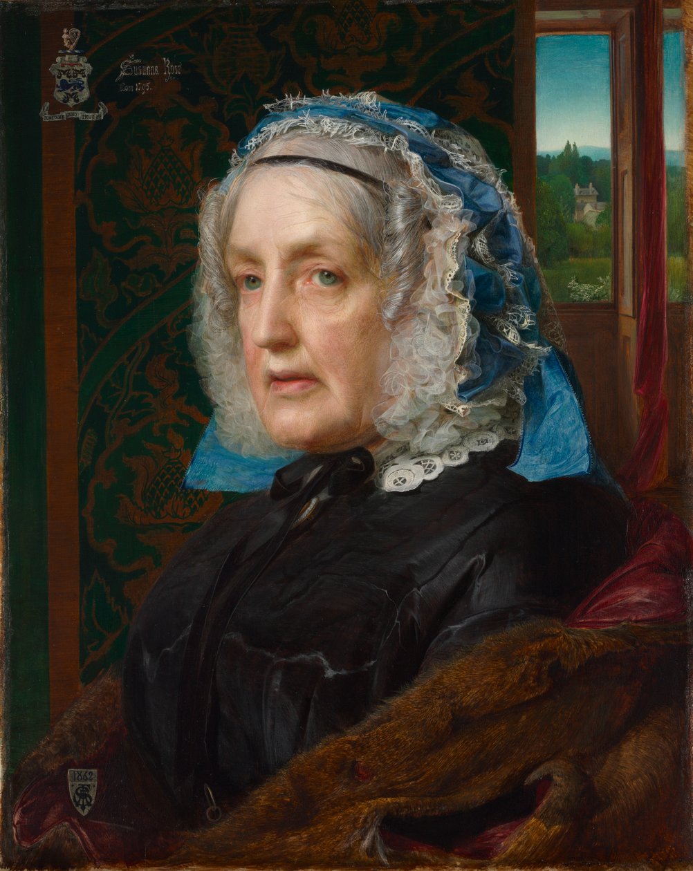 Susanna Rose portréja, 1862. alkotó: Frederick Sandys