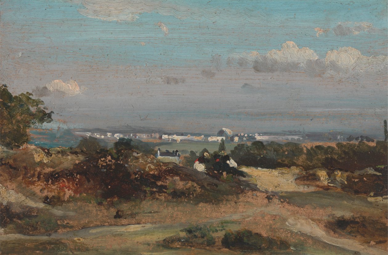 Kilátás Suffolkban alkotó: Frederick W. Watts