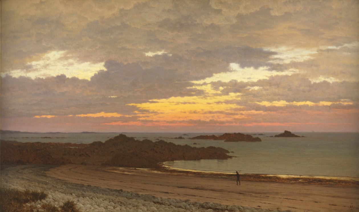 Este a parton, 1887 alkotó: Frederick William Meyer
