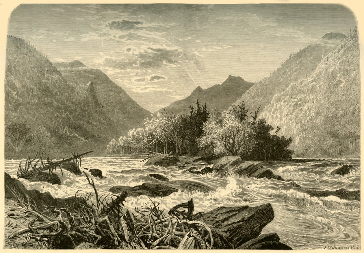 "Hegyi sziget", 1872. alkotó: Frederick William Quartley