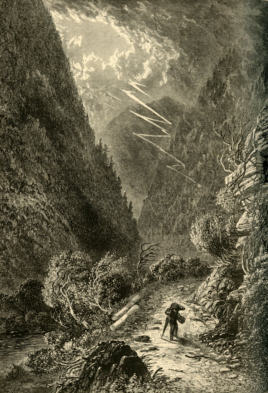 „Süllyedő futás, Tyrone felett”, 1874. alkotó: Frederick William Quartley