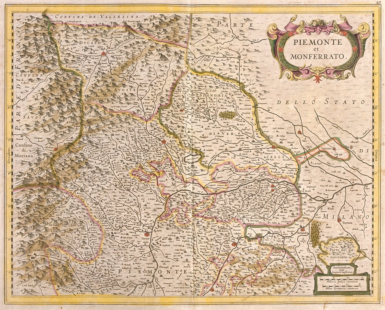 Piemont, Olaszország alkotó: Frederick de Wit