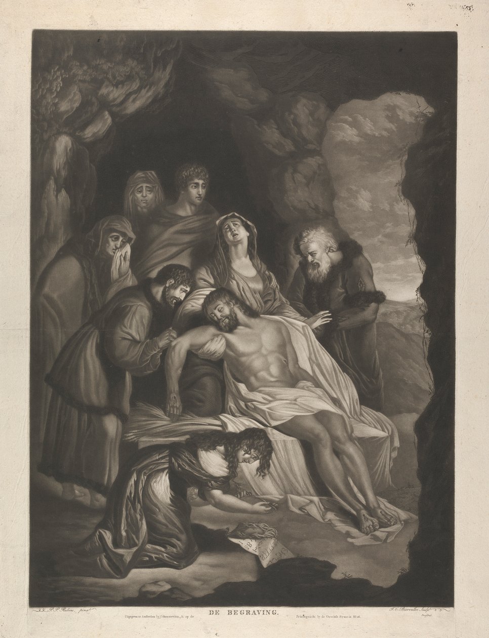 A temetés alkotó: Frederik Christiaan Bierweiler