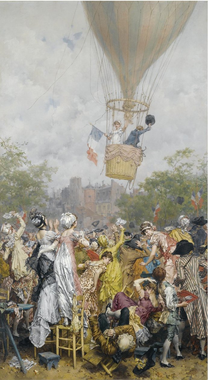 Ballon felbocsátás alkotó: Frederik Hendrik Kaemmerer
