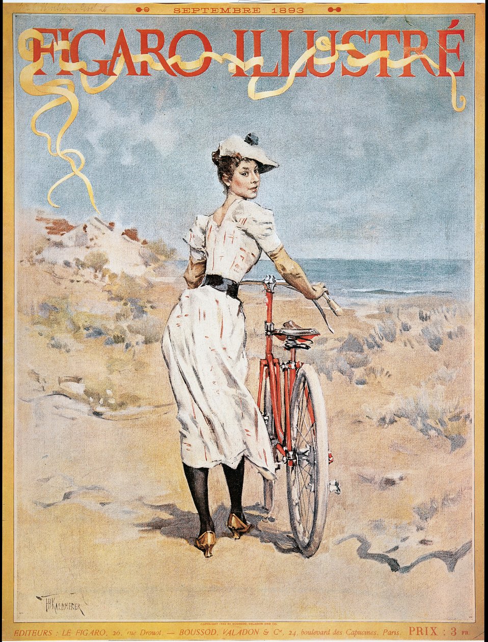 A „Figaro Illustre”-t hirdető plakát, 1893 alkotó: Frederik Hendrik Kaemmerer