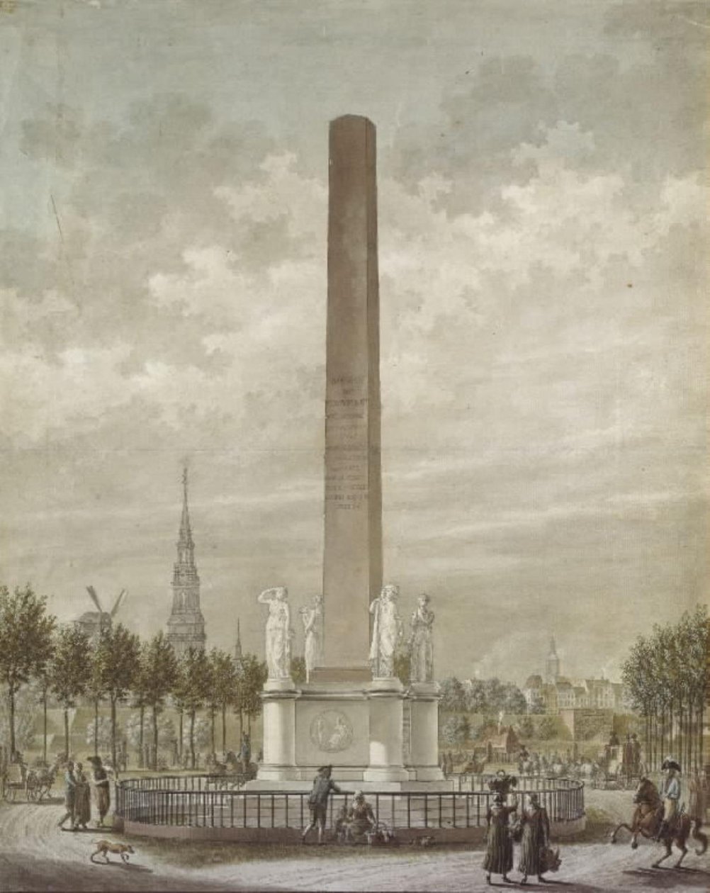 A Freedom Support Frederiksberg oldaláról nézve. alkotó: Frederik Ludvig  Bradt