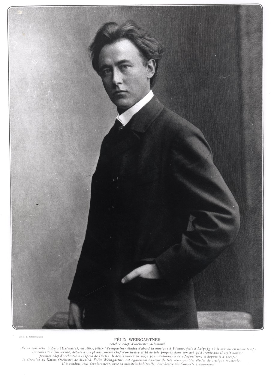 Felix Weingartner (1863-1942) 1903 alkotó: French Photographer