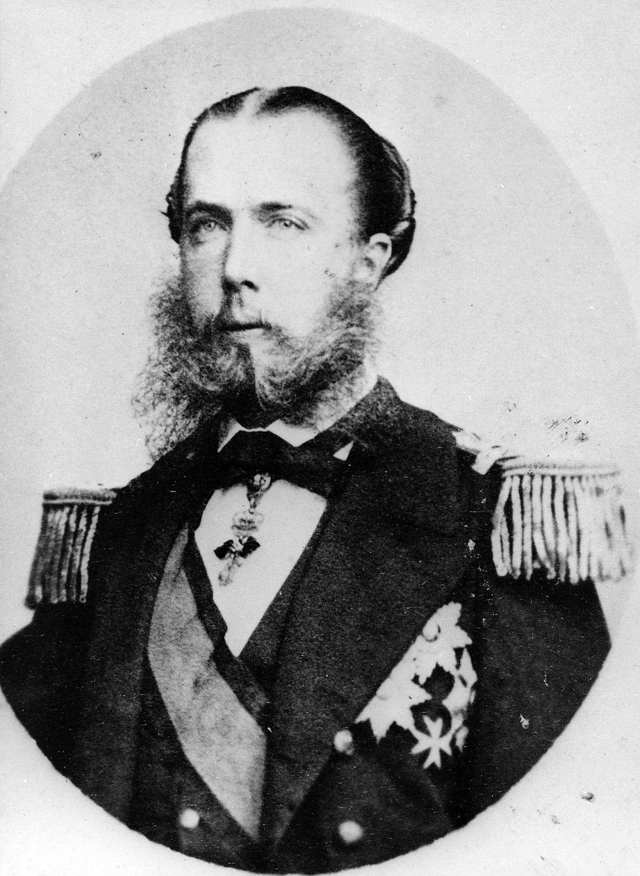 Maximilian mexikói császár portréja, 1860 körül alkotó: French Photographer