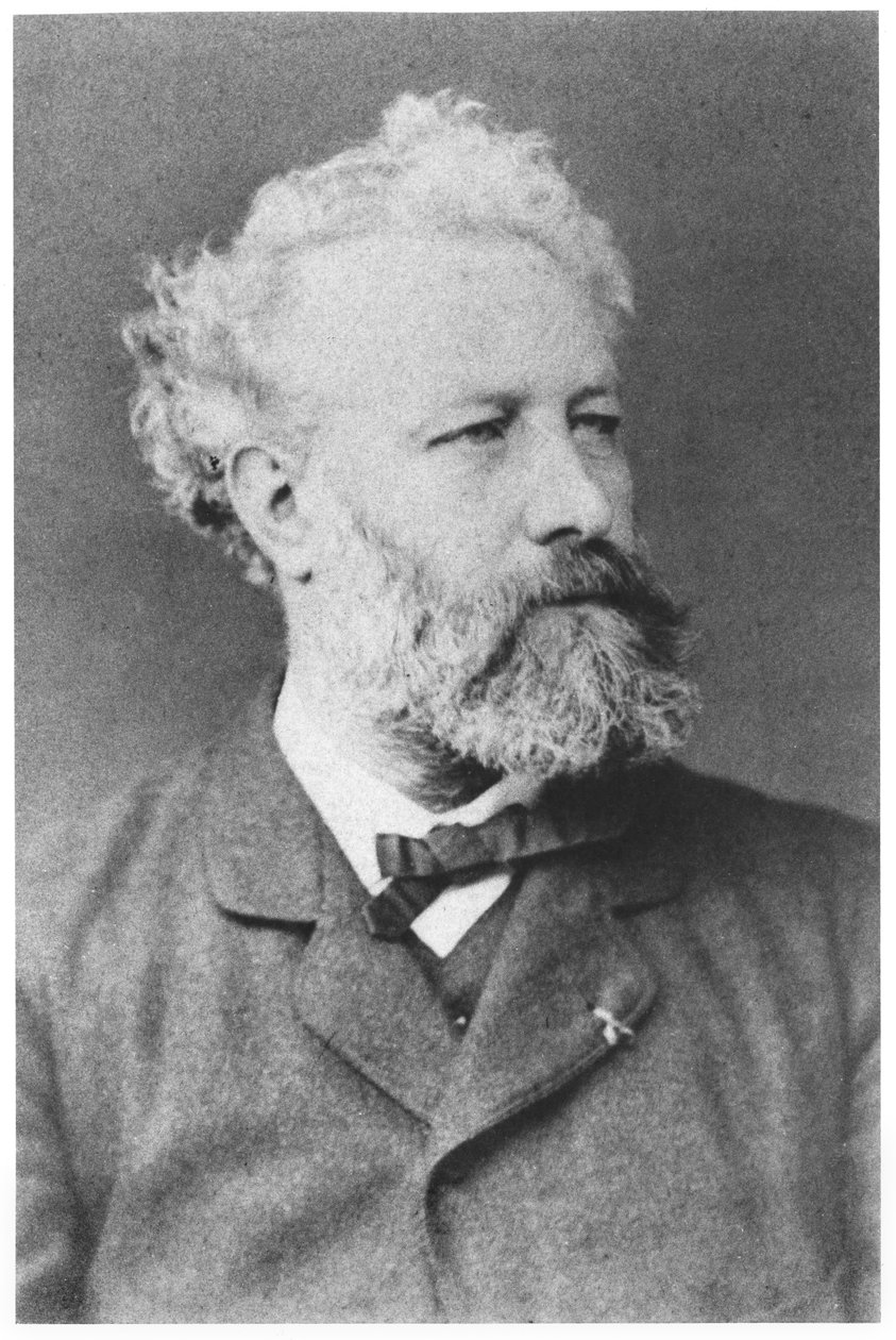 Jules Verne (1828-1905) portréja a 19. század végén alkotó: French Photographer