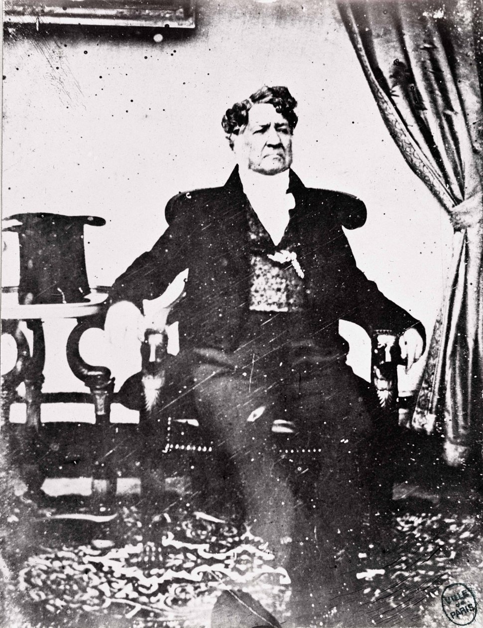I. Lajos Fülöp (1773-1850) portréja, 1840 (dagerrotípia reprodukciója) alkotó: French Photographer