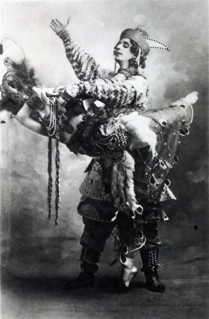 Tamara Karsavina és Michel Fokine a "The Firebird"-ben, 1910 alkotó: French Photographer