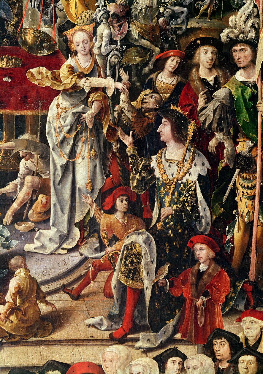 Au Juste Poids Veritable Balance (valódi súly, valódi mérleg) 1518 (részlet 219598) alkotó: French School