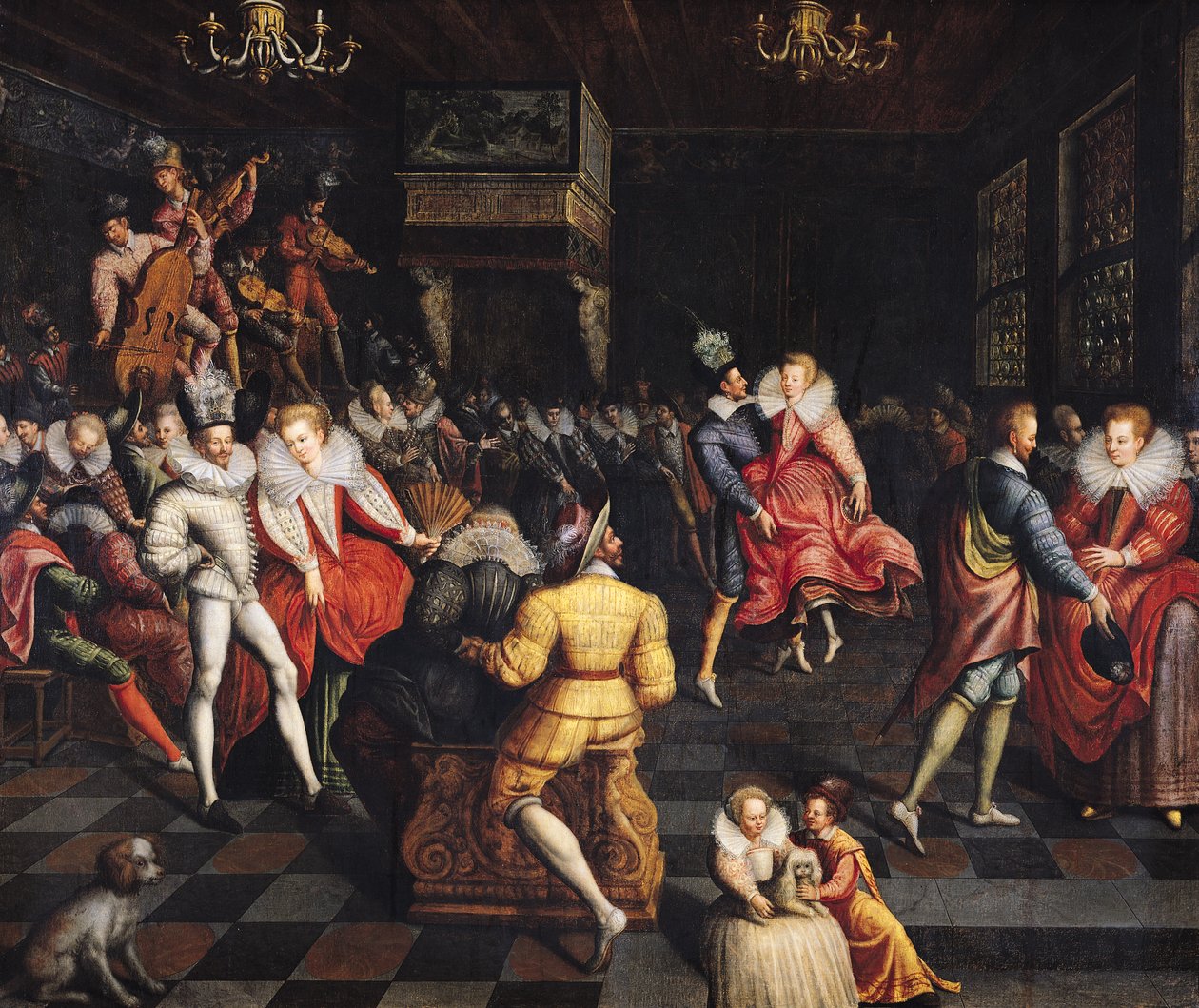 Bál a Valois udvarban alkotó: French School