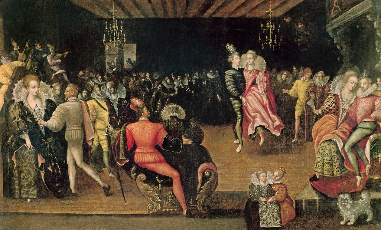 Bál a Valois udvarban alkotó: French School