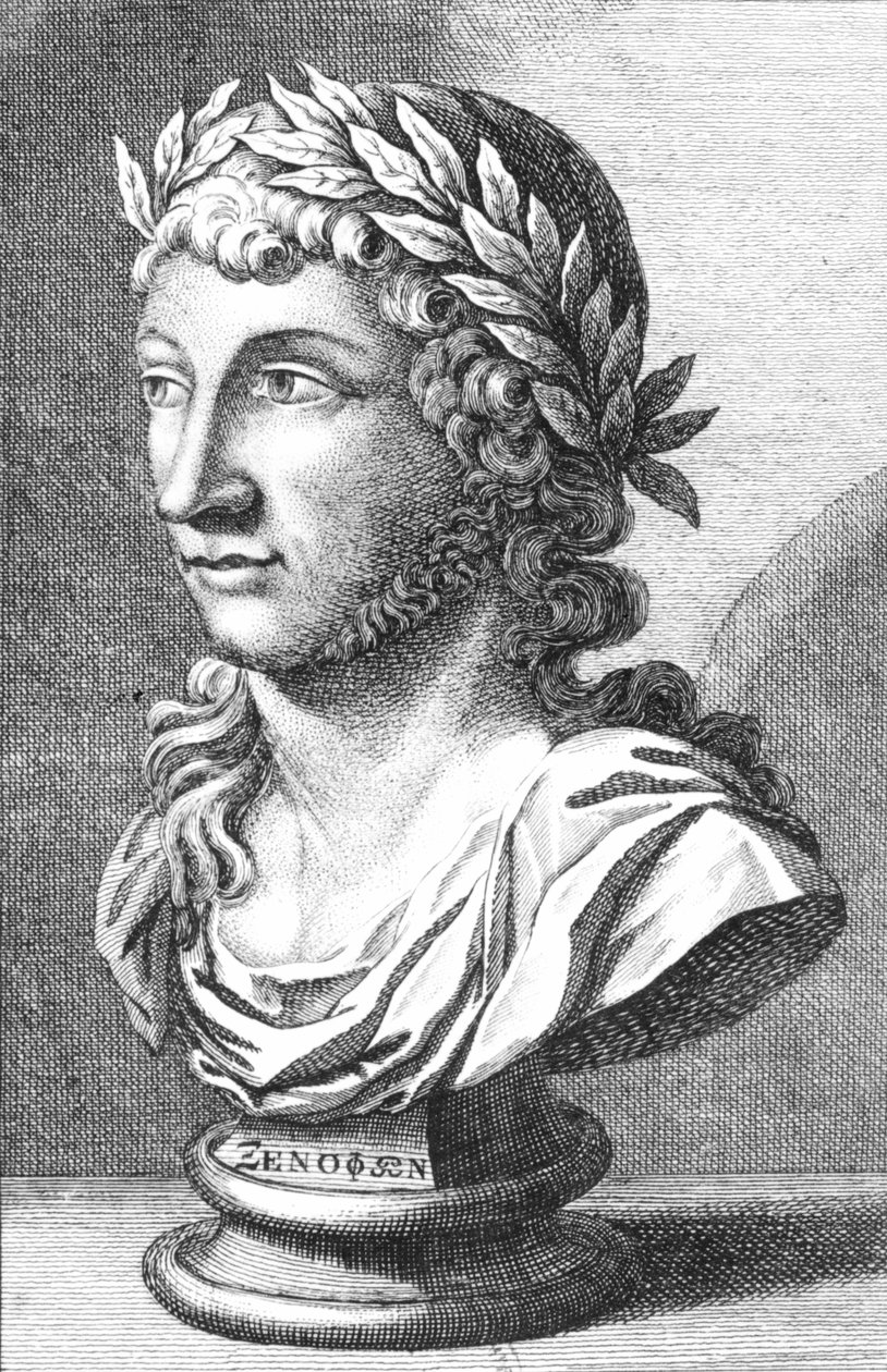 Xenophanes mellszobra (i.e. 560-kb. 478 körül) alkotó: French School