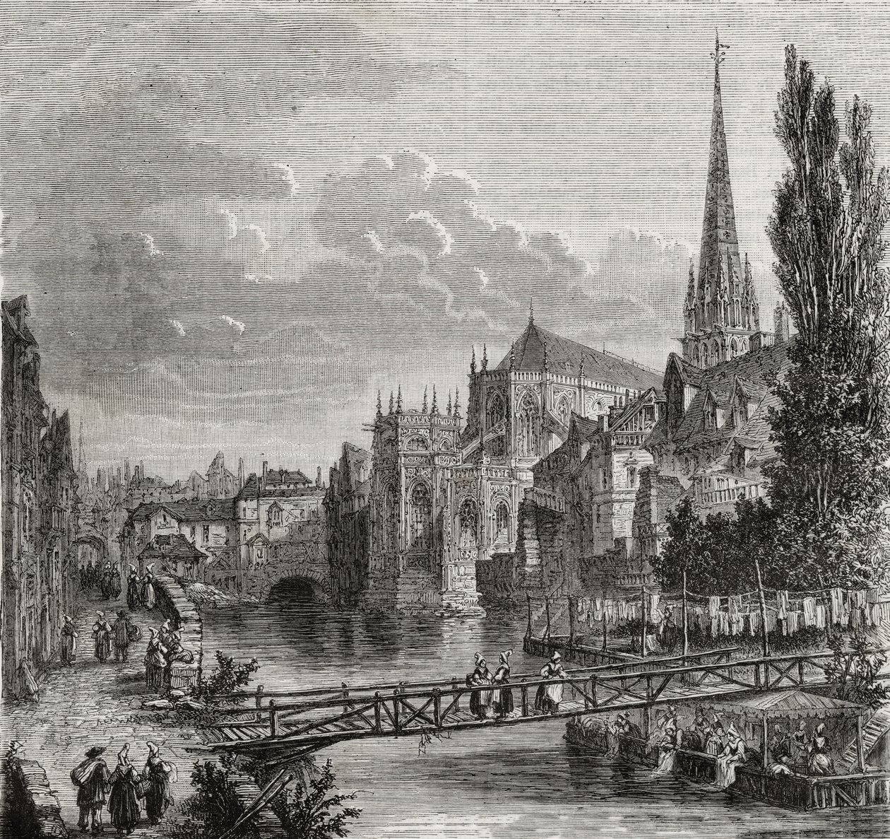 Caen a 18. században alkotó: French School