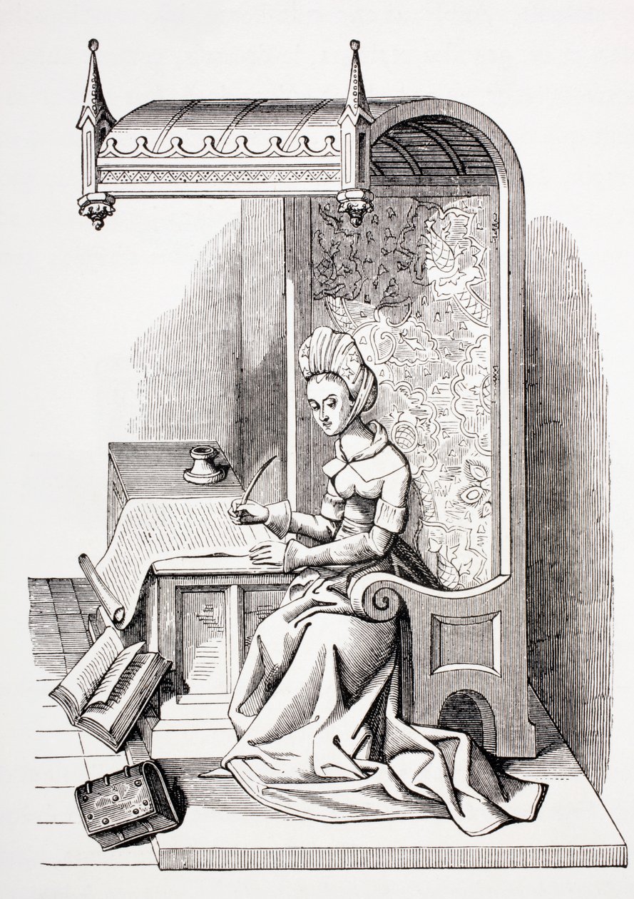 Christine de Pisan, 1873 alkotó: French School