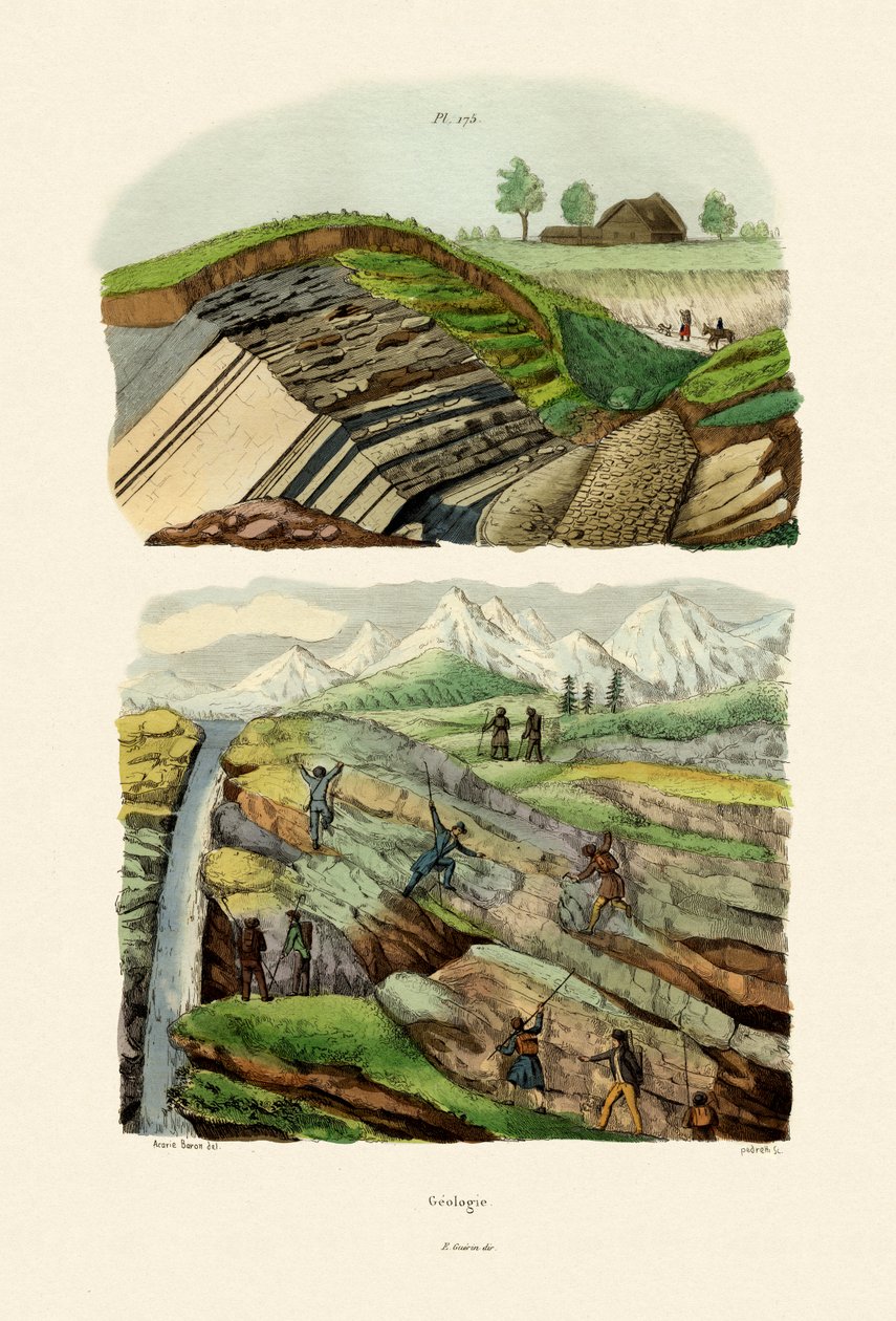 Földtan, 1833-39 alkotó: French School