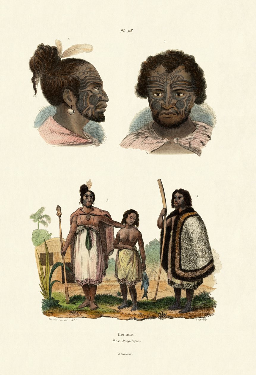 mongolok, 1833-39 alkotó: French School