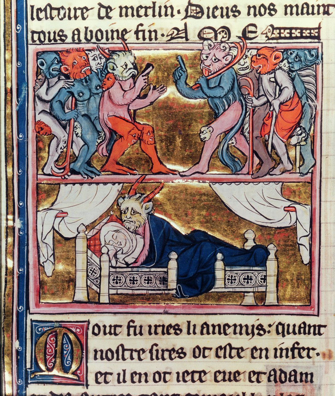 Ms Fr. 95 fol.113v Council of Demons, 
