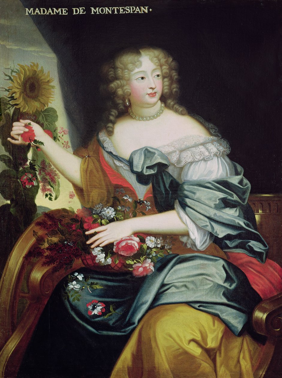 Francoise-Athenaise Rochechouart de Mortemart (1641-1707) de Montespan márki portréja alkotó: French School