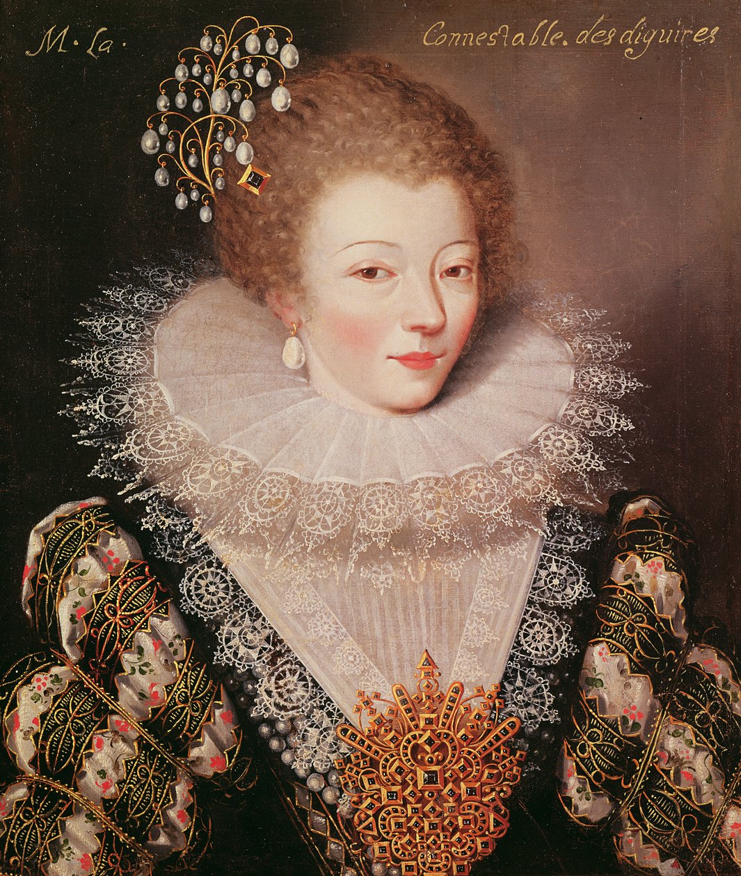 Marie Vignon portréja (kb. 1576-1657) alkotó: French School