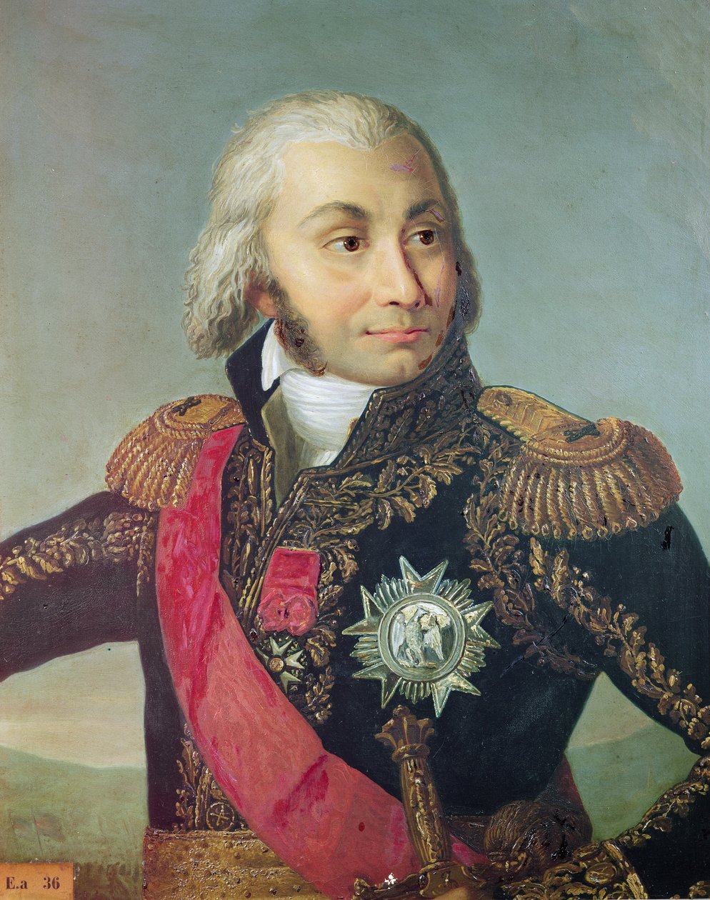 Jean-Baptiste Jourdan marsall (1762-1833) portréja alkotó: French School