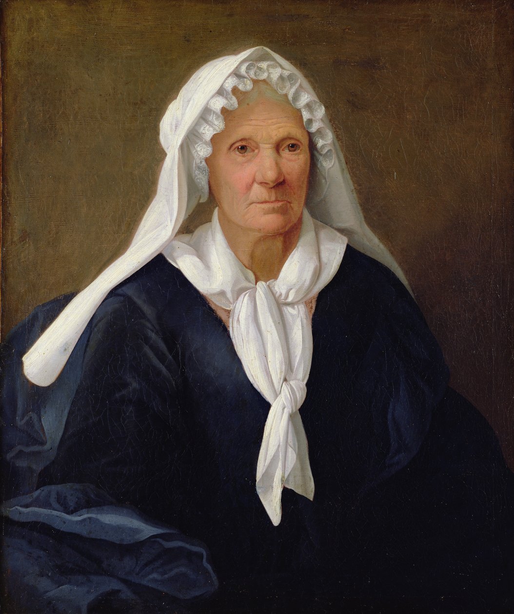 Egy öregasszony portréja, 1781 körül alkotó: French School