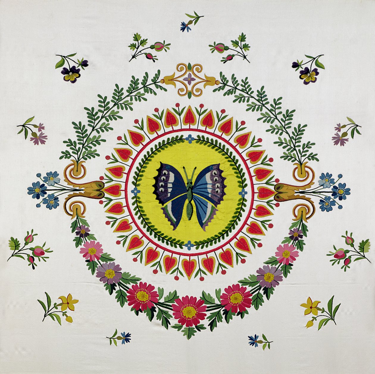 Üléshuzat: Bissardon, Cousin and Bony, 1811 (hímzett szatén) alkotó: French School
