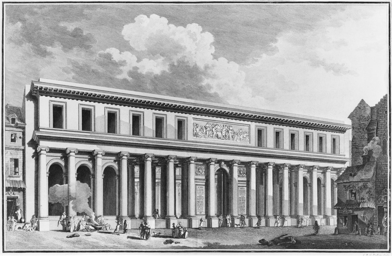 A párizsi Sebészeti Akadémia, metszett: Claude Rene Gabriel Poulleau (sz. 1849) 1773 alkotó: French School