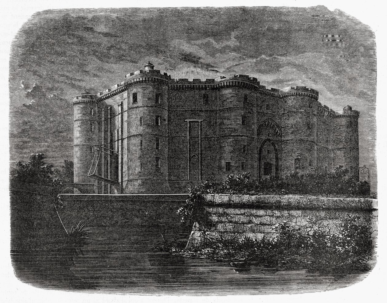 A Bastille, Párizs a 18. században alkotó: French School