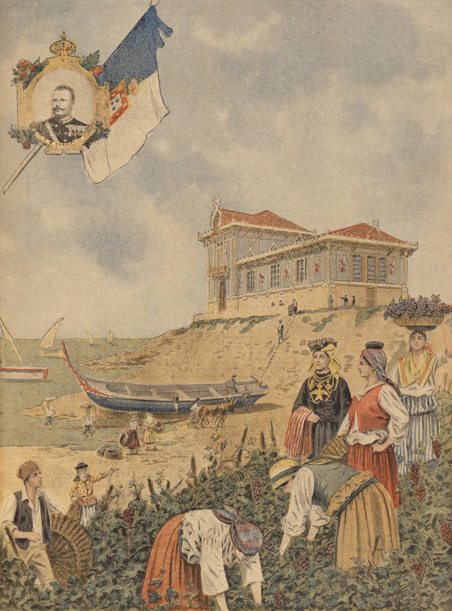 Portugál pavilon az 1900. évi párizsi egyetemes kiállításon, illusztráció a Le Petit Journalból, 1900. augusztus 26. alkotó: French School