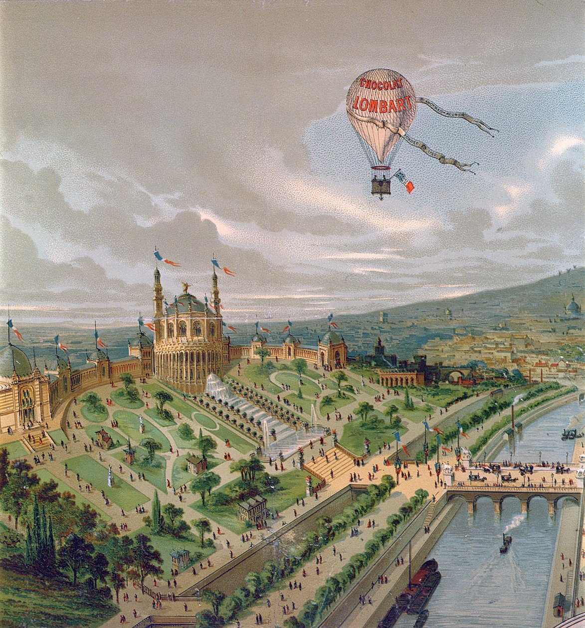 A Trocadero – Egyetemes Kiállítás Párizsban, 1878 alkotó: French School