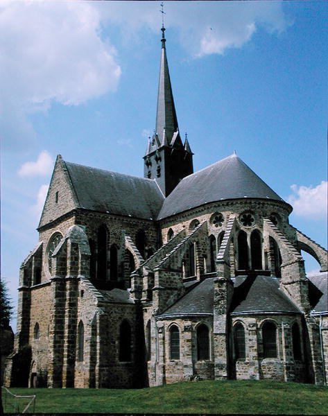 Kilátás az apátság keleti végére alkotó: French School