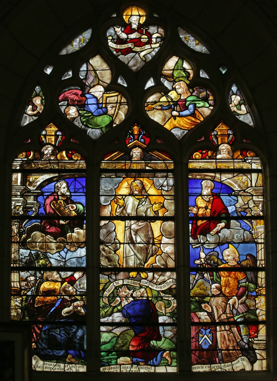 A színeváltozást ábrázoló ablak, 16-20 alkotó: French School