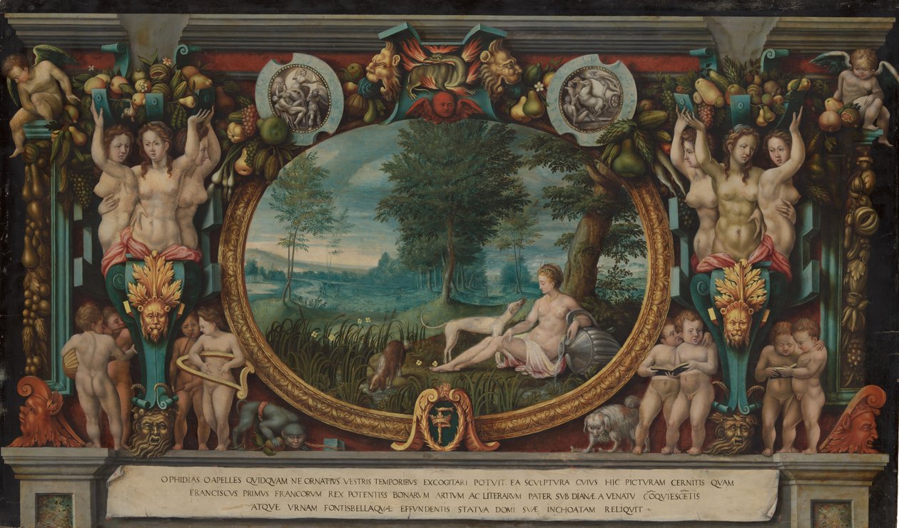 A fontainebleau-i nimfa. alkotó: French