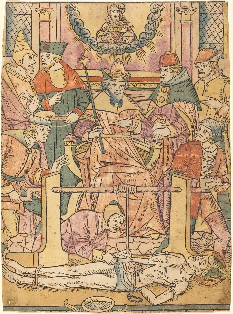 Szent Erasmus vértanúsága alkotó: French 15th Century