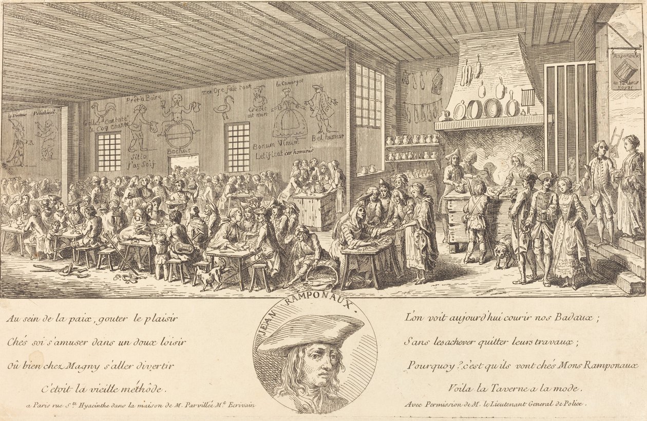 Ramponaux-i kabaré alkotó: French 18th Century