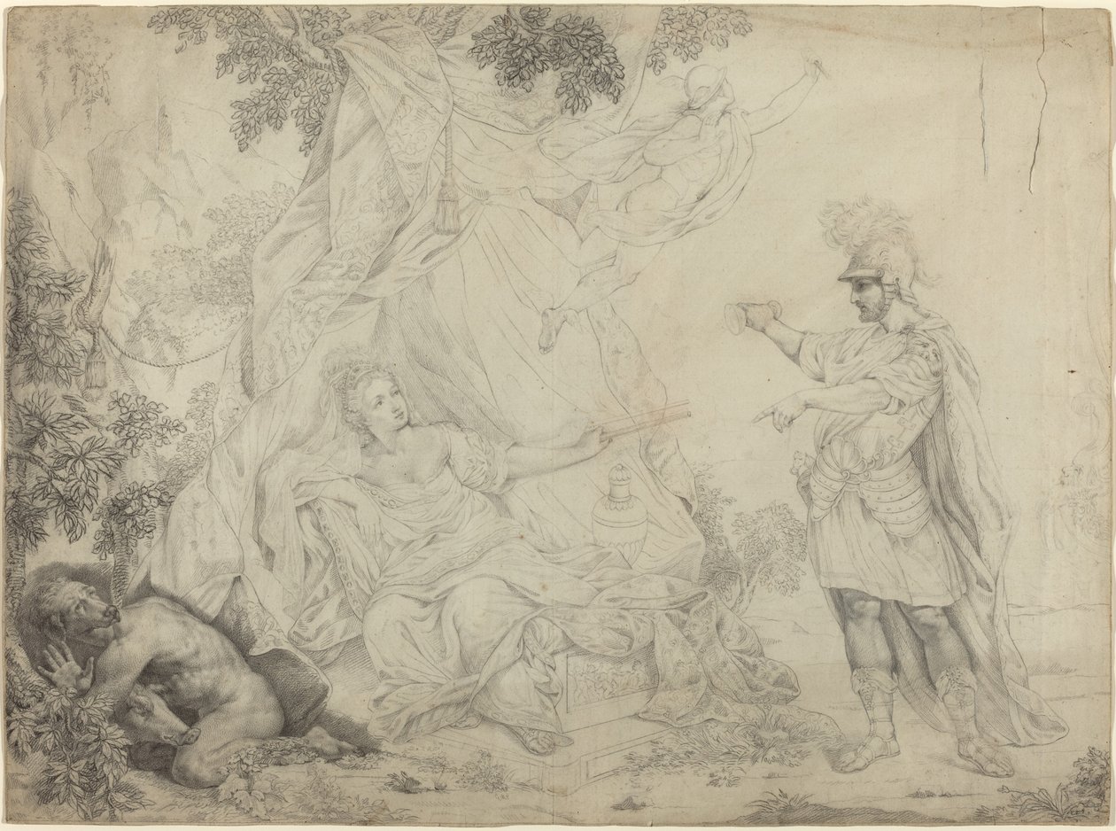 Circe és Ulysses alkotó: French 19th Century