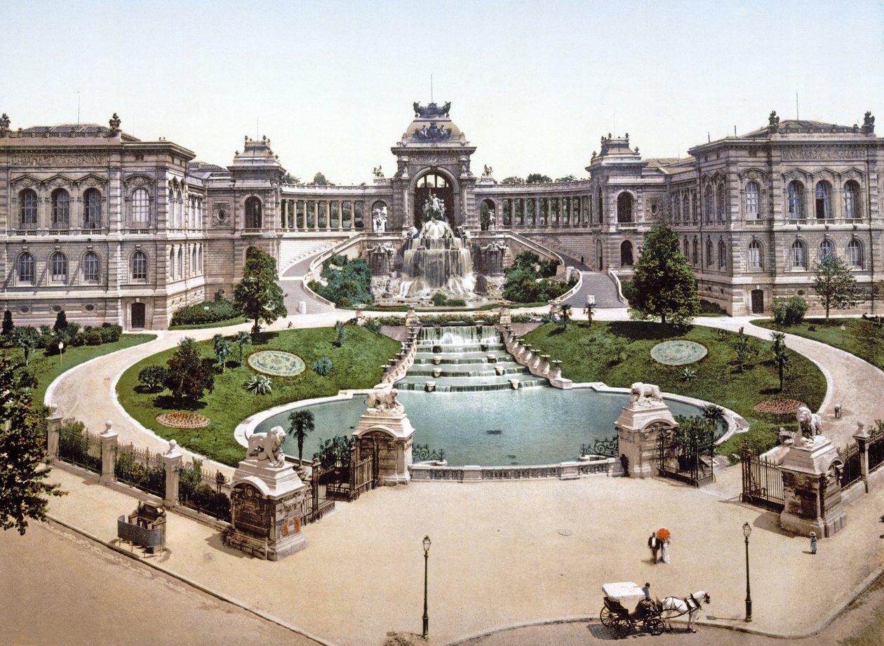 Palais Longchamps, Marseille, 1890-1900 alkotó: French Photographer