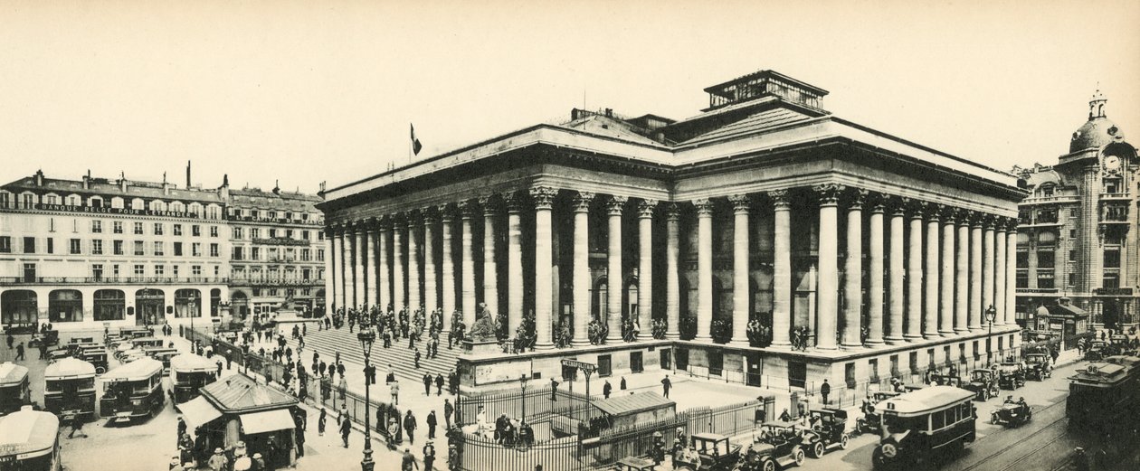 Párizs, La Bourse, The Exchange alkotó: French Photographer