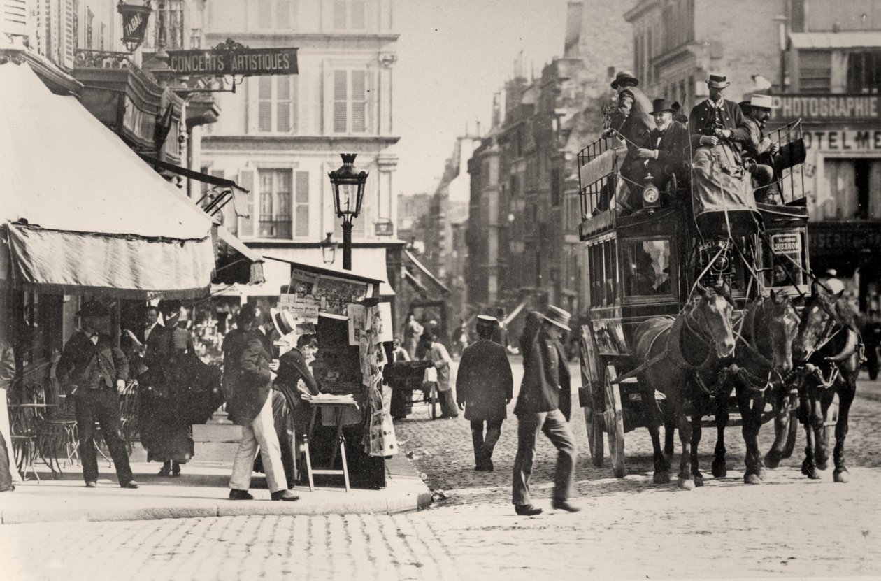 Place de Clichy, Párizs (f/w fotó) alkotó: French Photographer