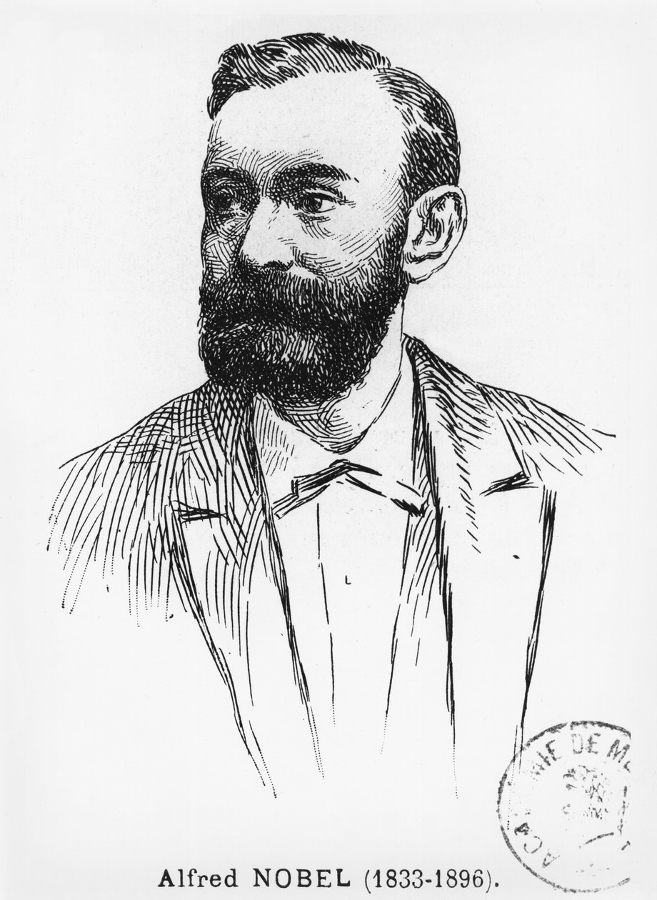 Alfred Nobel (1833-96) alkotó: French School
