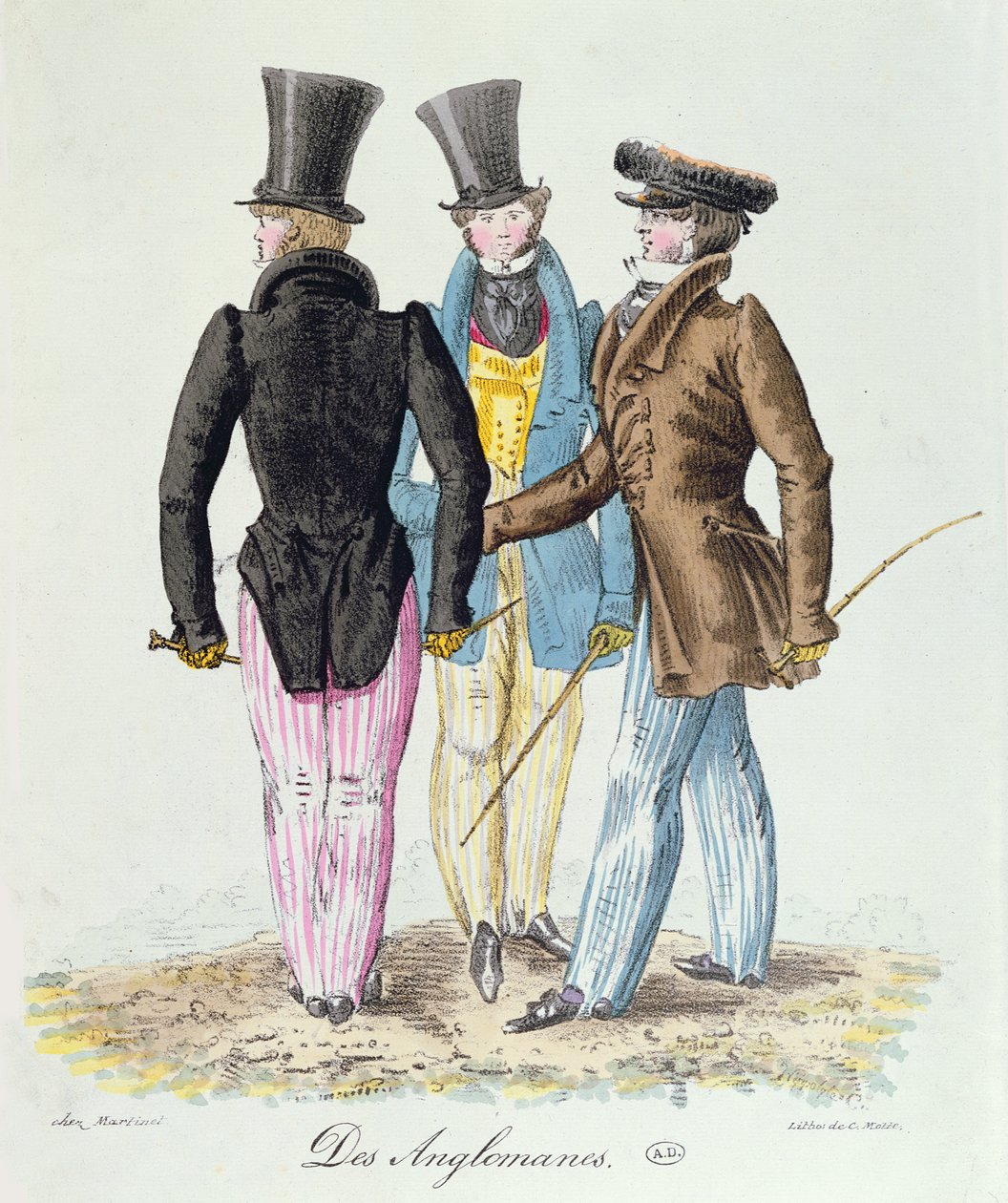 Anglománok, 1830 körül alkotó: French School