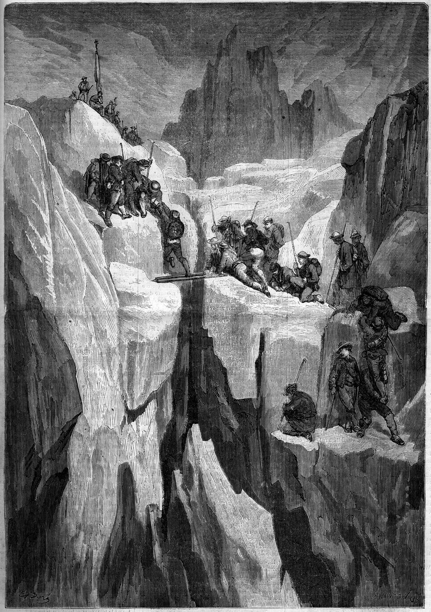 Mont Blanc mennybemenetele, július 5 alkotó: French School
